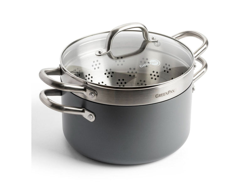GreenPan Mayflower Pro 13 Parça Pişirme Seti | Thermolon™ Seramik Yüzey | PFAS, PFOA ve PTFE İçermez |