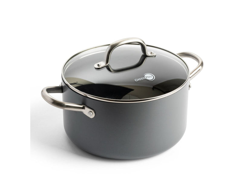 GreenPan Mayflower Pro 13 Parça Pişirme Seti | Thermolon™ Seramik Yüzey | PFAS, PFOA ve PTFE İçermez |