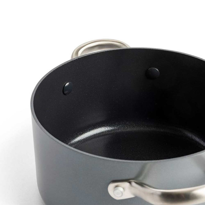 GreenPan Mayflower Pro 24 cm Cam Kapaklı Derin Tencere 5,7 LT Thermolon™ Seramik Yüzey | PFAS, PFOA ve PTFE İçermez | İndüksiyon Uyumlu