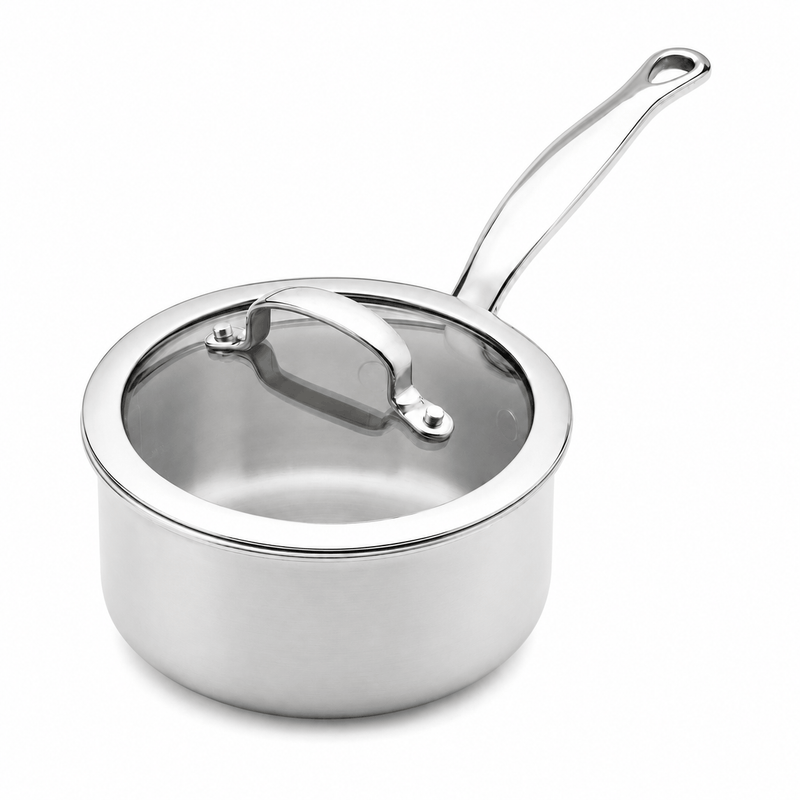 GreenPan Premiere Pro 5-Ply Paslanmaz Çelik Kapaklı Sosluk 16 cm 1.58 L