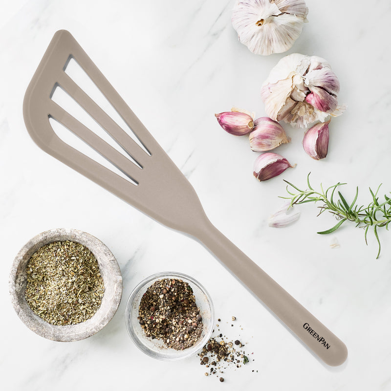 GreenPan Silikon Balık Spatula Bej | Platinum Silicone | BPA İçermez | 200°C Isıya Dayanıklı |