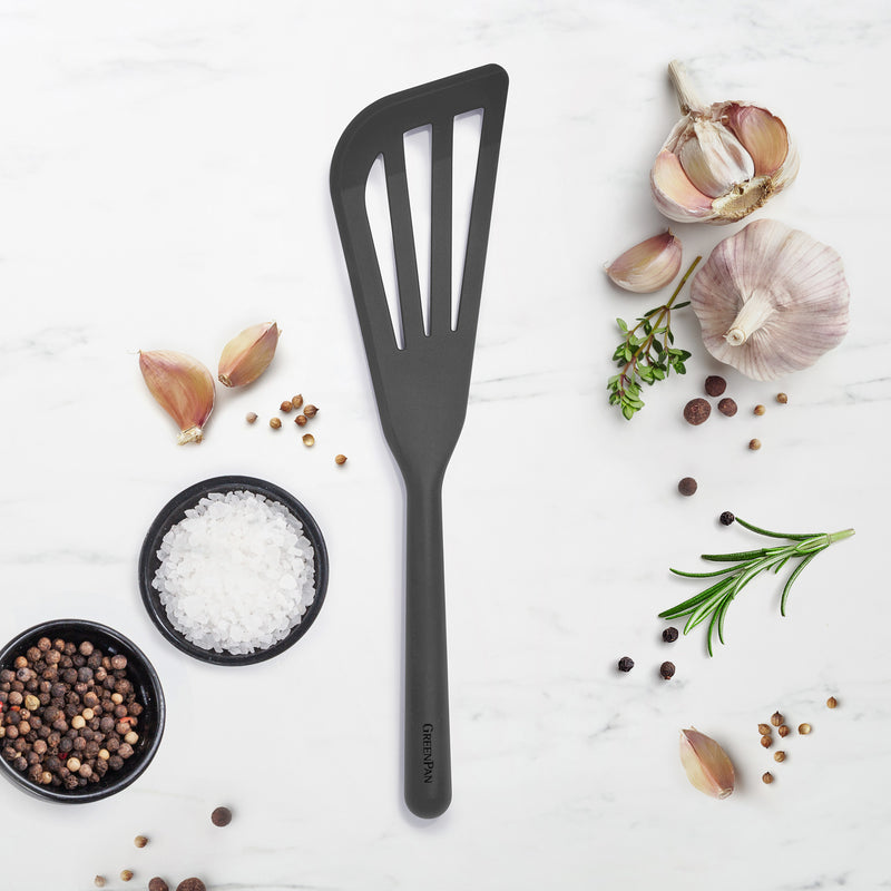 GreenPan Silikon Balık Spatula Gri | Platinum Silicone | BPA İçermez | 200°C Isıya Dayanıklı |