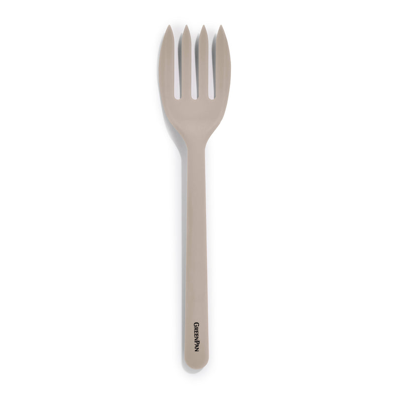 GreenPan Silikon Çatal Bej | Platinum Silicone | BPA İçermez | 200°C Isıya Dayanıklı |