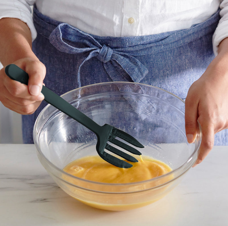 GreenPan Silikon Çatal Siyah | Platinum Silicone | BPA İçermez | 200°C Isıya Dayanıklı |