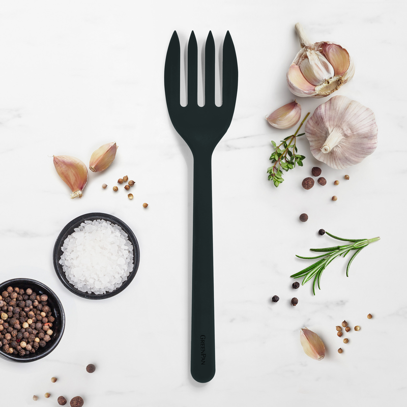 GreenPan Silikon Çatal Siyah | Platinum Silicone | BPA İçermez | 200°C Isıya Dayanıklı |