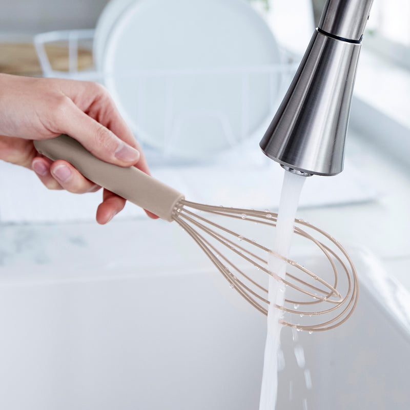 GreenPan Silikon Çırpıcı Bej | Platinum Silicone | BPA İçermez | 200°C Isıya Dayanıklı |