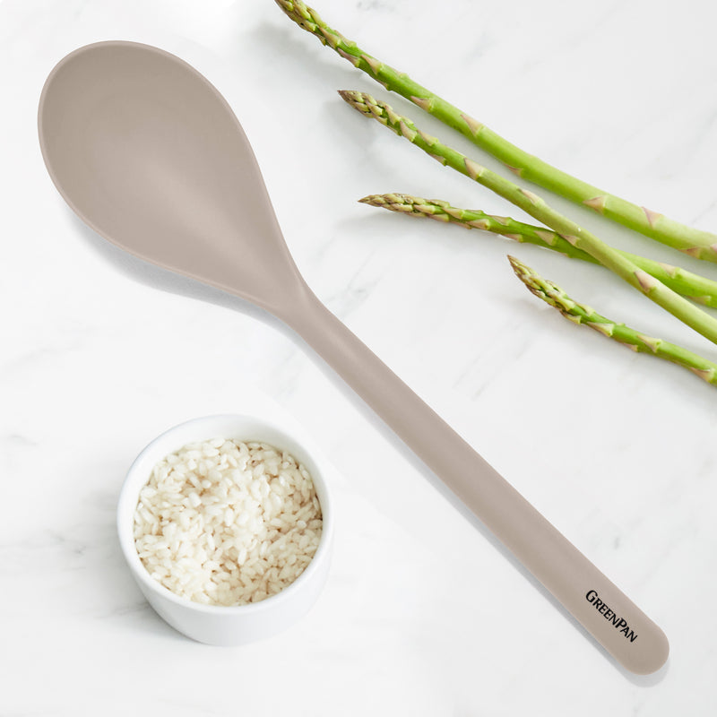 GreenPan Silikon Derin Kaşık Bej | Platinum Silicone | BPA İçermez | 200°C Isıya Dayanıklı |