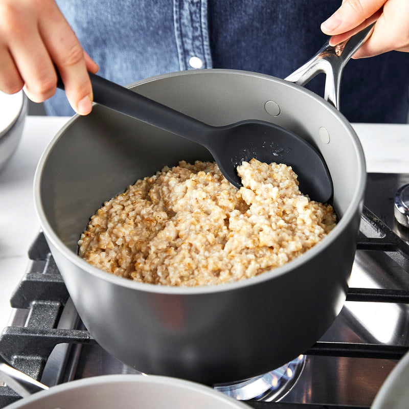 GreenPan Silikon Kaşık Gri | Platinum Silicone | BPA İçermez | 200°C Isıya Dayanıklı |