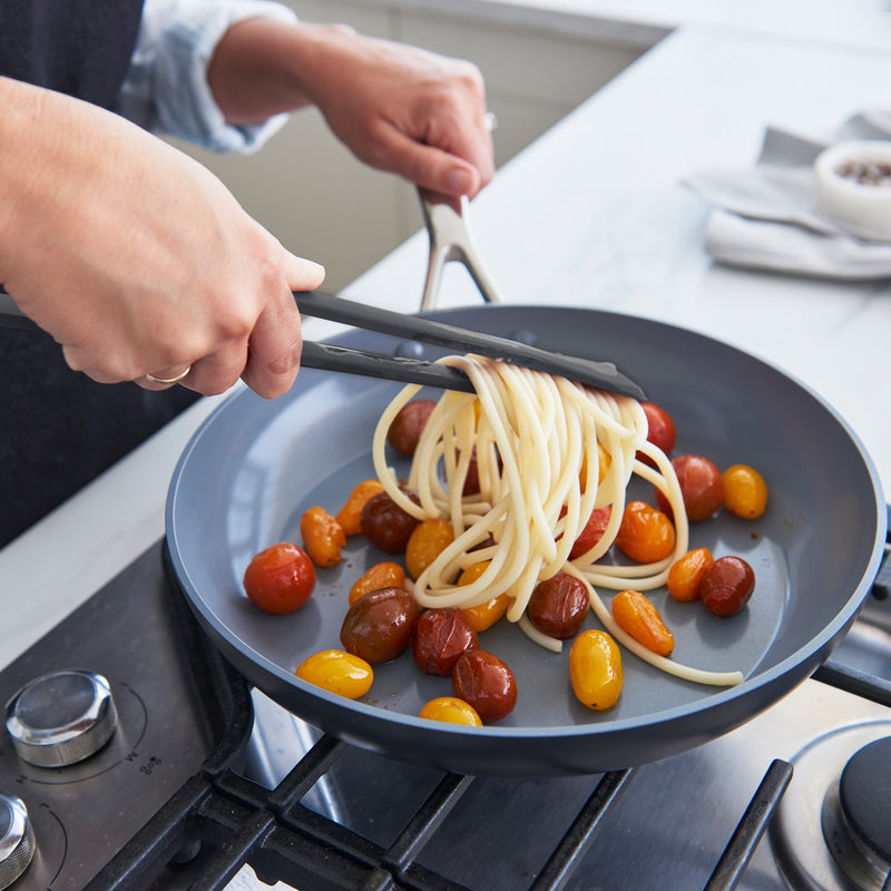 GreenPan Silikon Kilitli Maşa Gri | Platinum Silicone | BPA İçermez | 200°C Isıya Dayanıklı |