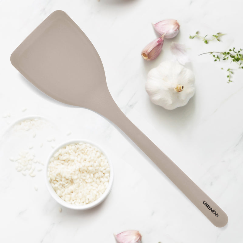 GreenPan Silikon Lasanya Spatula Bej | Platinum Silicone | BPA İçermez | 200°C Isıya Dayanıklı |