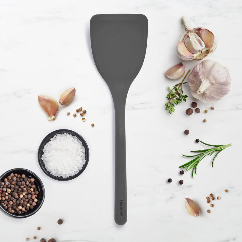 GreenPan Silikon Lasanya Spatula Gri | Platinum Silicone | BPA İçermez | 200°C Isıya Dayanıklı