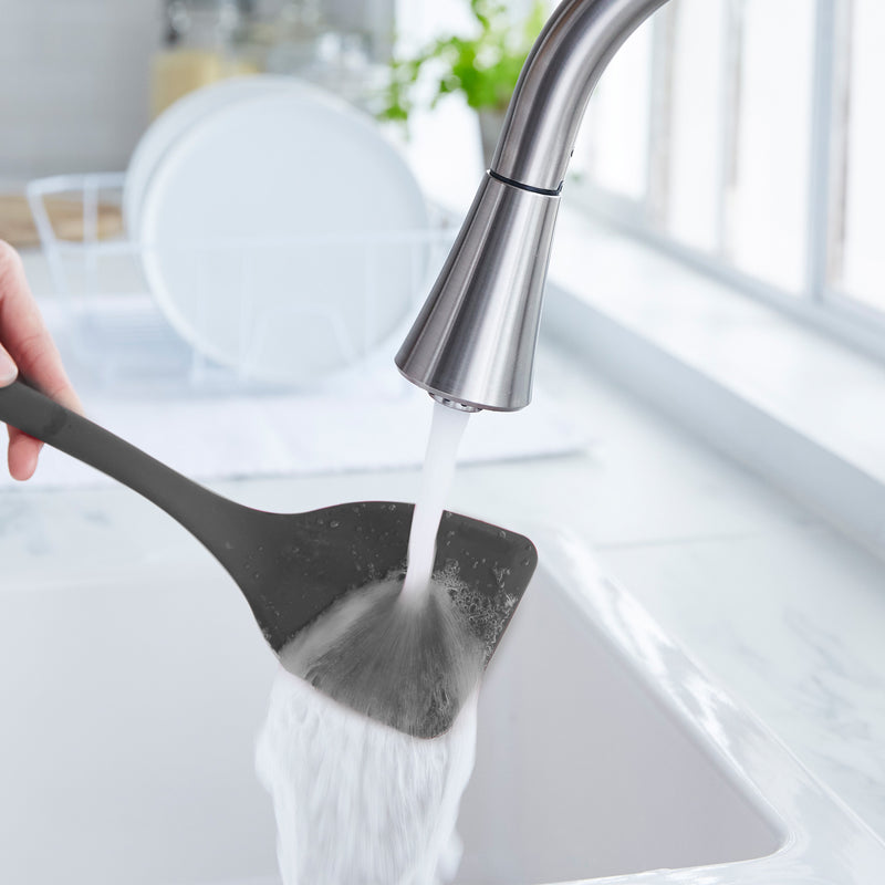 GreenPan Silikon Lasanya Spatula Gri | Platinum Silicone | BPA İçermez | 200°C Isıya Dayanıklı