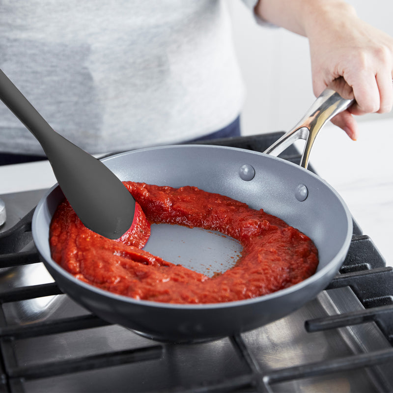 GreenPan Silikon Sote Kaşığı Gri | Platinum Silicone | BPA İçermez | 200°C Isıya Dayanıklı |