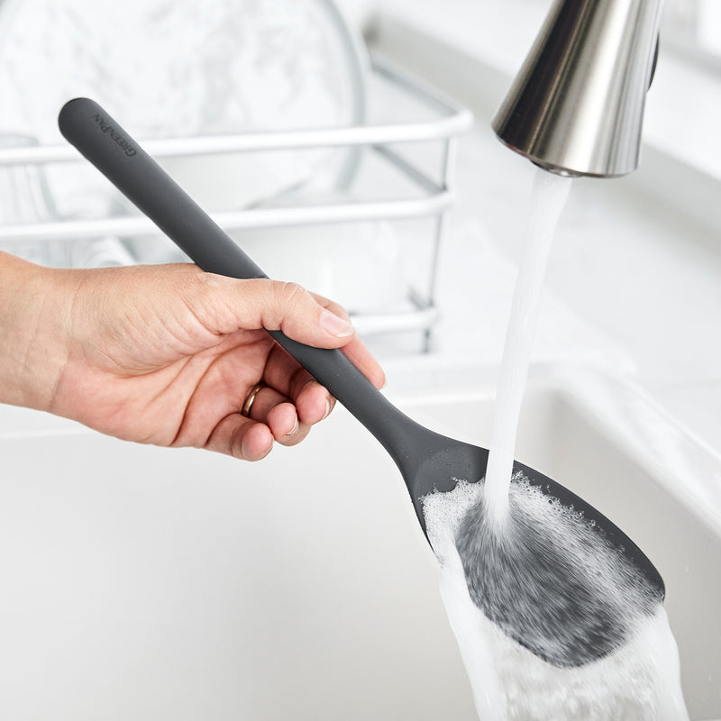 GreenPan Silikon Sote Kaşığı Gri | Platinum Silicone | BPA İçermez | 200°C Isıya Dayanıklı |