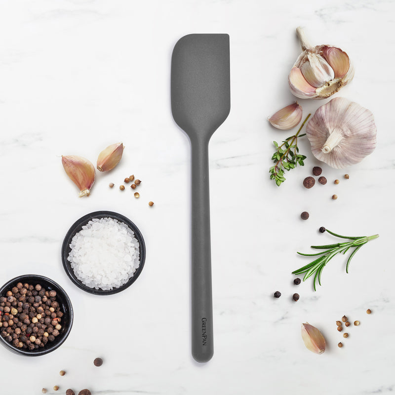 GreenPan Silikon Spatula Gri | Platinum Silicone | BPA İçermez | 200°C Isıya Dayanıklı |