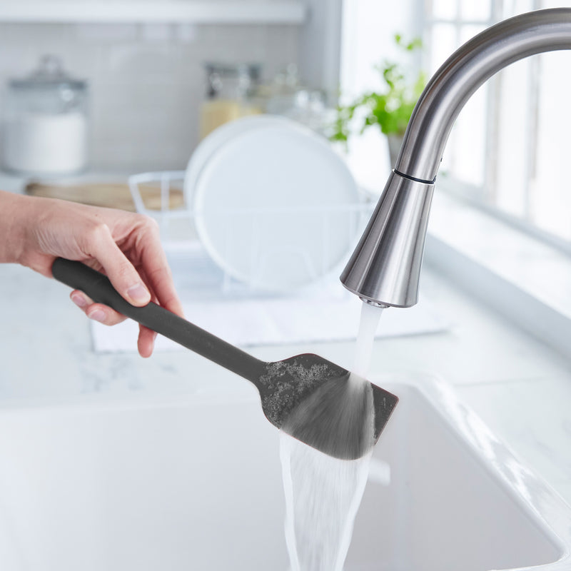 GreenPan Silikon Spatula Gri | Platinum Silicone | BPA İçermez | 200°C Isıya Dayanıklı |