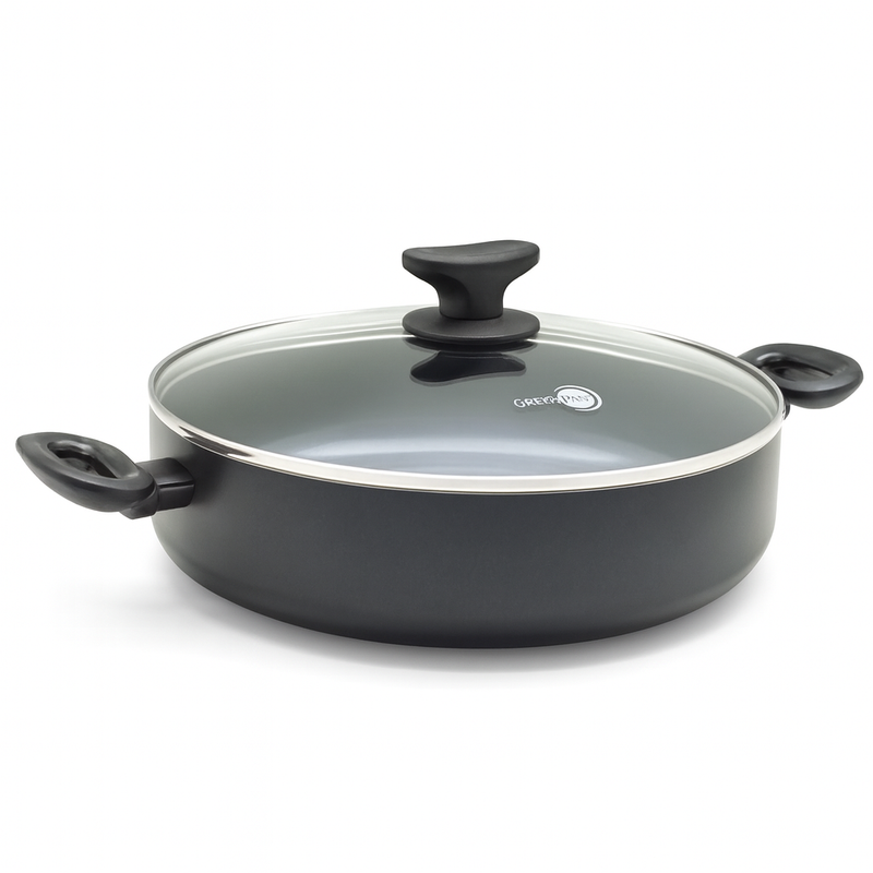 GreenPan Torino Thermolon™ Seramik Yüzeyli 24 cm Basık Tencere