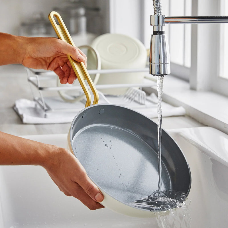 GreenPan Stanley Tucci™ Thermolon™ 9G 11 Parça Tencere & Tava Seti – Carrara Beyazı