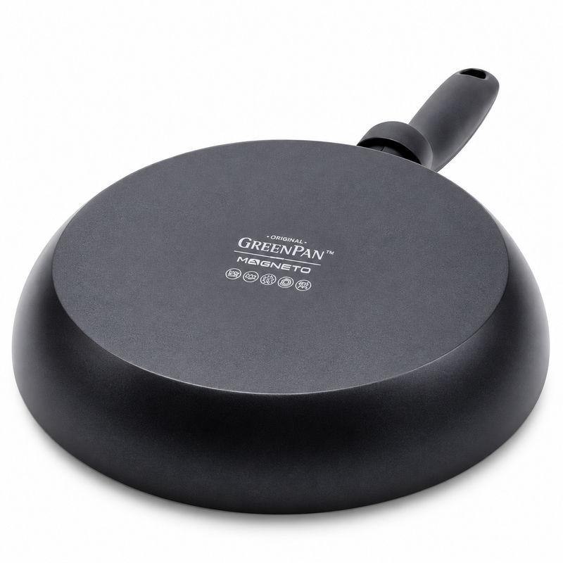 GreenPan Torino 3 Parça Tencere ve Tava Seti | 24 cm Tava + 24 cm Kapaklı Basık Pilav Tenceresi 2,91 L | Thermolon™ Seramik Yüzey | PFAS, PFOA ve PTFE İçermez